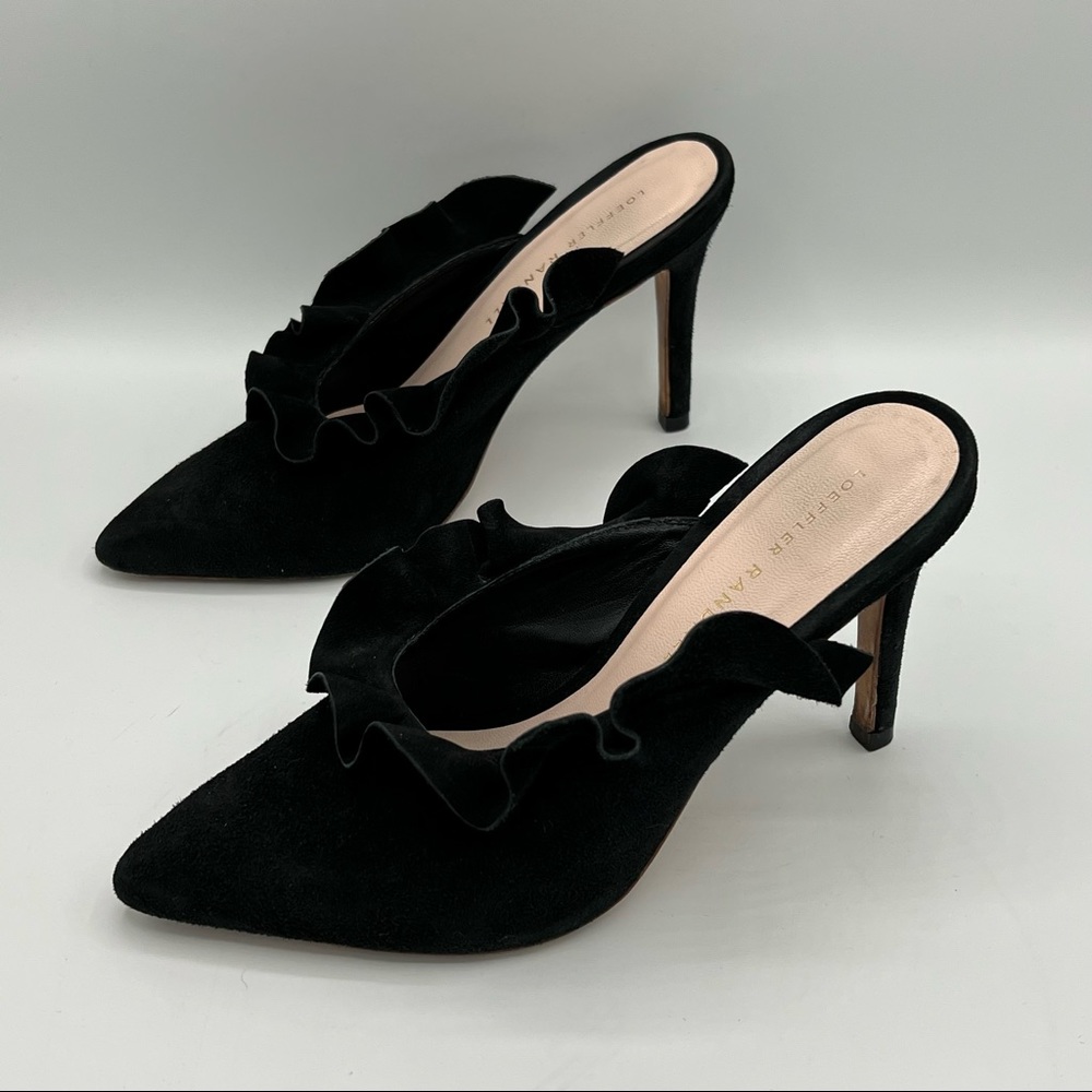 loeffler randall langley mule in black suede - Picture 13 of 15